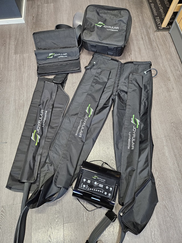 Kuva vuokrattavasta Joyfulair Lymfaboots -laitteistosta